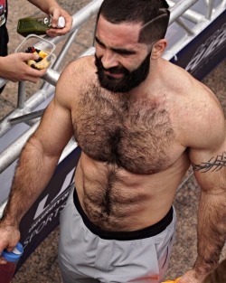 Bearded and hairy