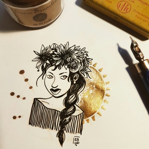 Inktober doodles, day 1, 2 &amp; 3