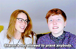 lauraholliis: If you wanted to pull a prank on each other, which prank would it be?