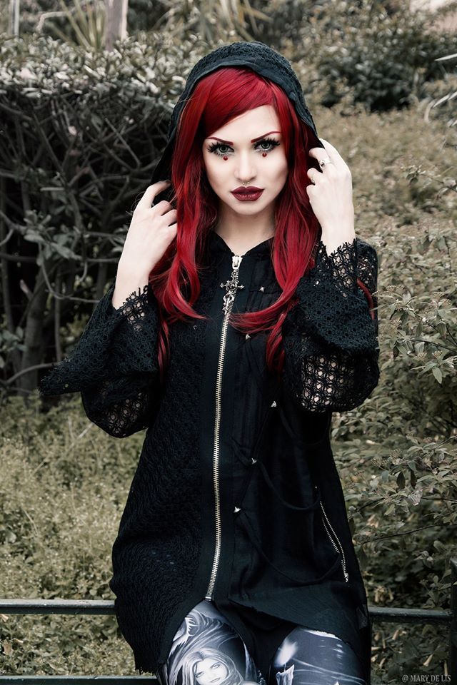 gothicandamazing:    Model: Mary De LisJacket: Punkrave Welcome to Gothic and Amazing