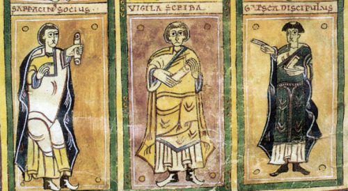 Illustrations from the The Codex Vigilanus or Codex Albeldensis, a compilation of various historical