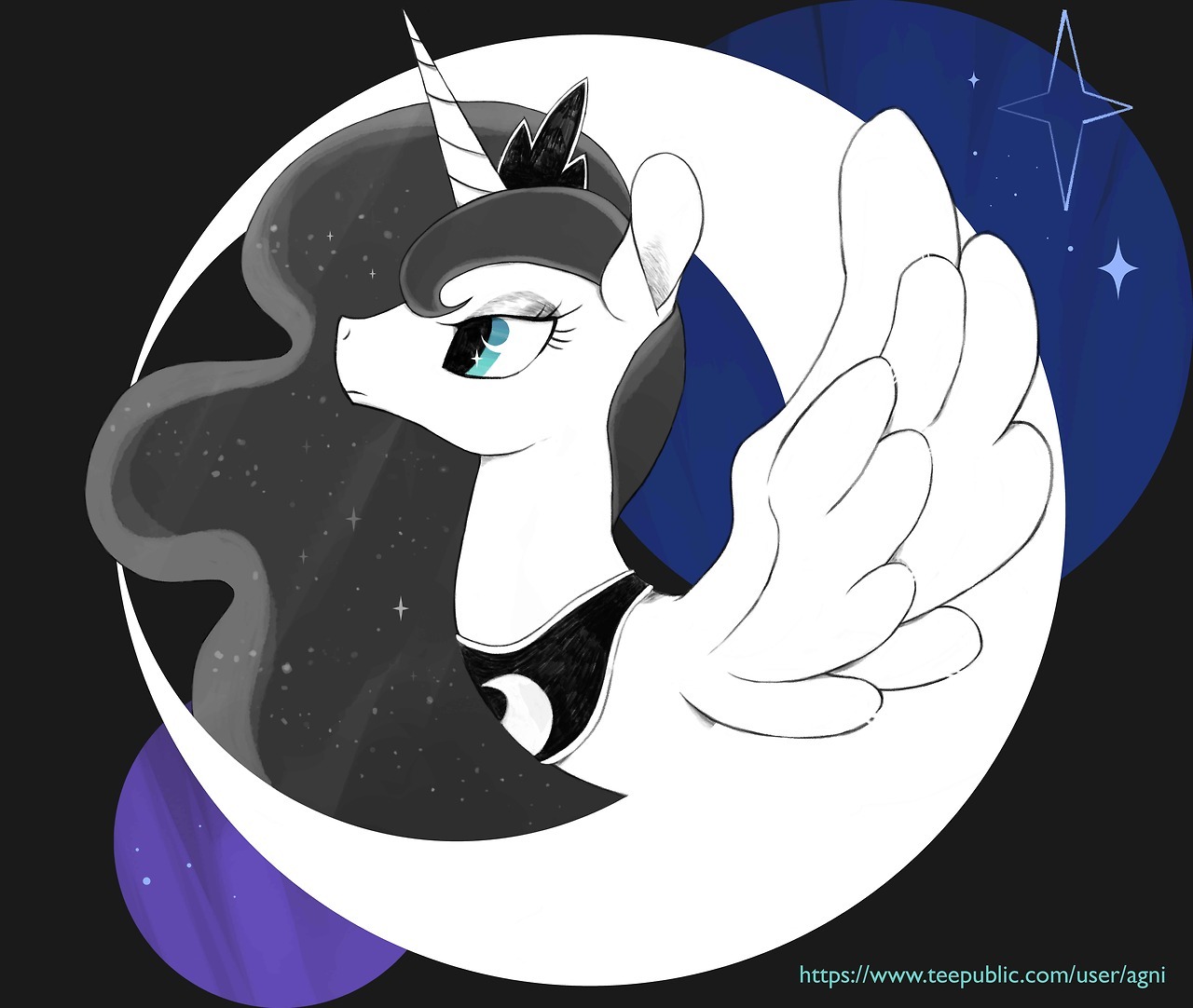 texasuberalles: agnesepuccinelli:  Happy Luna Day everyone! Tis is my Luna’s design