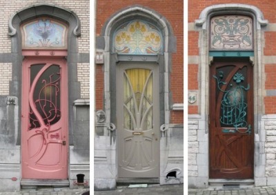 lostprofile:ART NOUVEAU PORTALS1. Salvador Valeri i Pupurull, Casa Comalat, 1911, Barcelona, Diagonal 442D; 2. Josef Maria Olbrich, Glücherthhaus, 1901, Darmstadt, Mathildehöhe; 3. Gottardo Gussoni, Casa dei Draghi, 1918/20, Torino, Corso Francia 23;