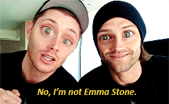 dickiebirdie37: J2 + Jensen making Jared laugh uwu