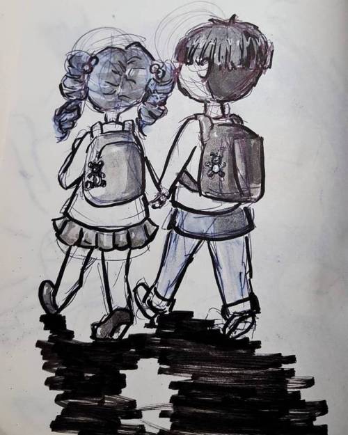Quick One. #inktober #october #sketchbook #doodle #drawing #ink #pen #markers