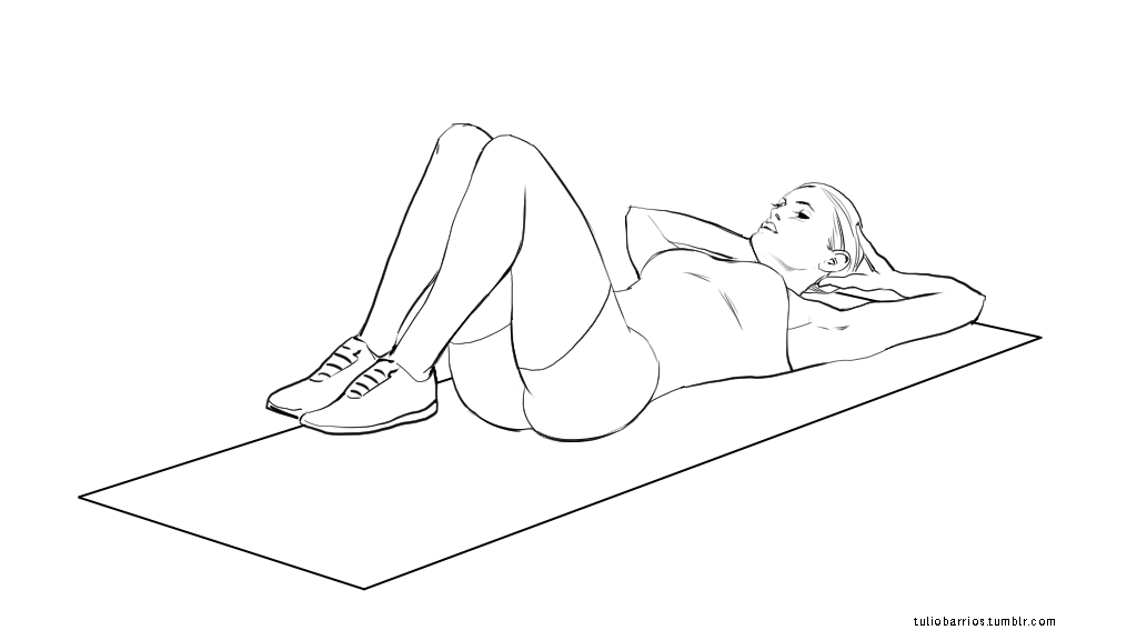 tuliobarrios:  reverse crunch 