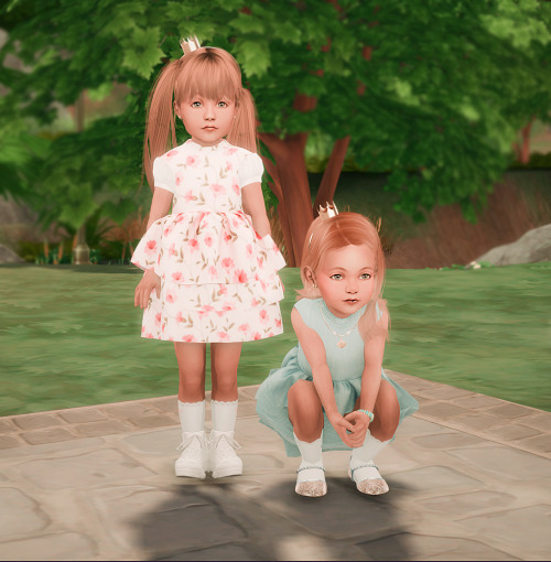 littletodds:Lookbook  Marlena & ClaraMarlenaRosie Dress @daisy-pixels  LinkAccessory top @sims4n