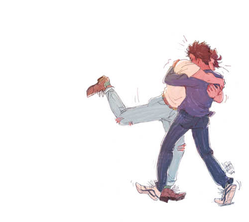 waveoftheocean: reunion!!!!!! (aka oikawa and iwaizumi go to different universities but always, alwa