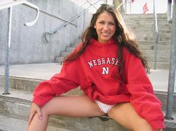 shesgotschoolspirit:  nebraska huskers  Damn I&rsquo;d like to husker if you know what I mean