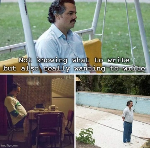 Me For Most A Chapter:*Writing Go Brrr*