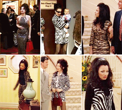 thenannysoutfitscollection: Fran Fine’s Outfits: ANIMAL PRINT Mamas used to SLAY that animal p