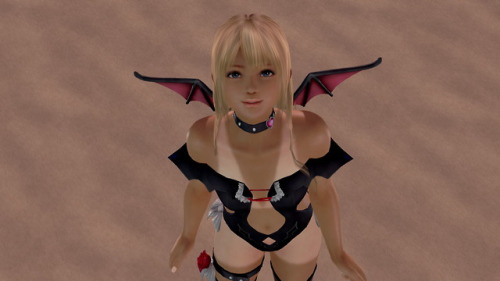 Marie Rose in Devil Swinsuit.