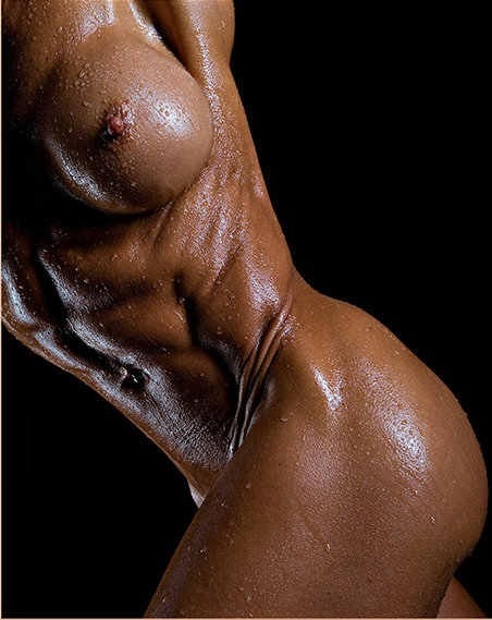 Muscular babe