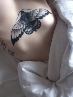 spannie:  My moth tattoo has healed so nicely. I ‘m so happy.