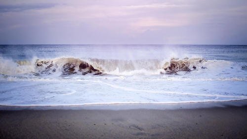 Tide rolling in. Point Pleasant Beach, NJ