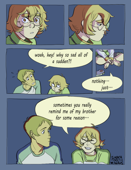 freaking-squishy:  thelazyestanon:  sabertoothwalrus:  I really enjoy the sibling relationship between these two!! I hope it gets explored more in the show Do not repost to other websites!  This is beautiful.  Why did this break me? it broke me