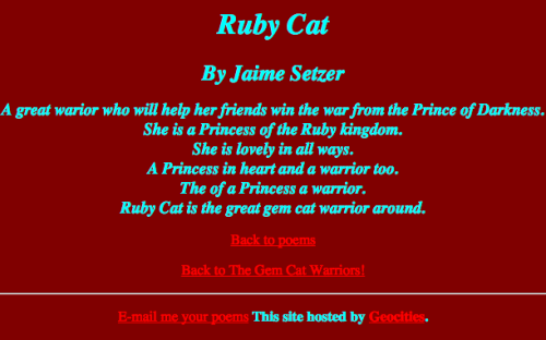 Rebecca wind home and full to sleep. The cat wake her up at 7’ o'clock and started to talk to 