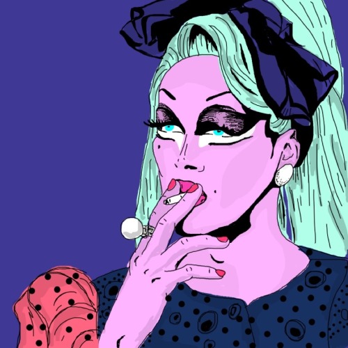 pepecarriles:TODAY #teampearl Art by: Pepe Carriles Instagram: @dragcake
