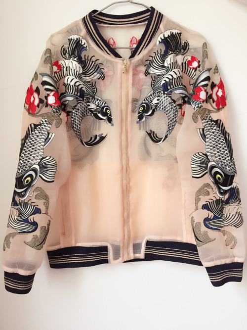 roseglam:  Sheer Bomber Jacket ♡