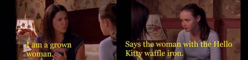 Gilmore Girls reference #726Season 2 Episode 4: The Road Trip to HarvardHello Kitty is a fictional c