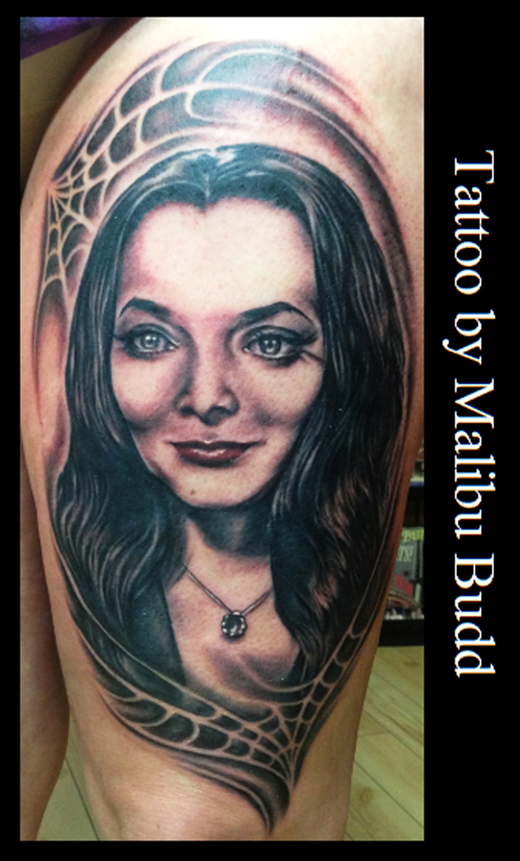 Buy Forever True Adams Family Morticia Gomez Tattoo Flash Online in India   Etsy