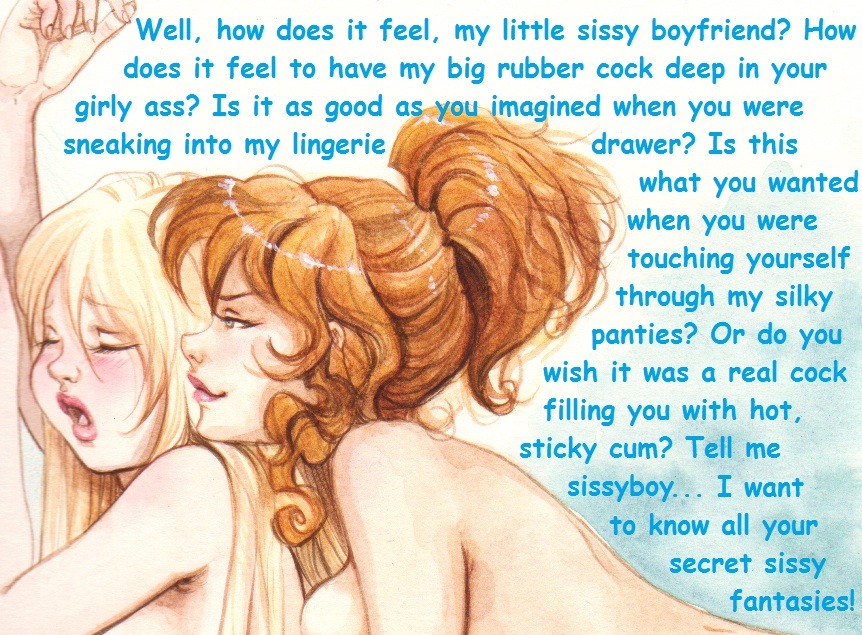 mysissycaptions:  Tell me your secrets… 