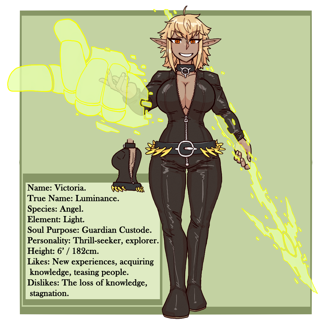 tenkaboutholes:  tenkaboutart:Character Design patron request 
