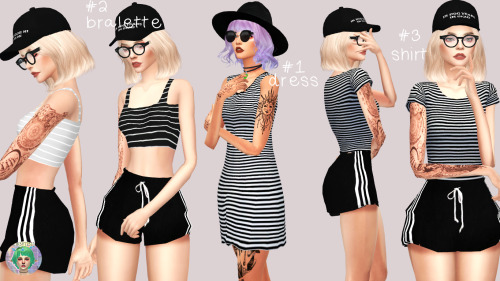 STRIPES!  SET by TwinksimstressCute set for the summer~You can never go wrong with stripes.&nbs