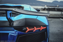 automotivated:  CHROME BLUE AVENTADOR by Marcel Lech on Flickr.