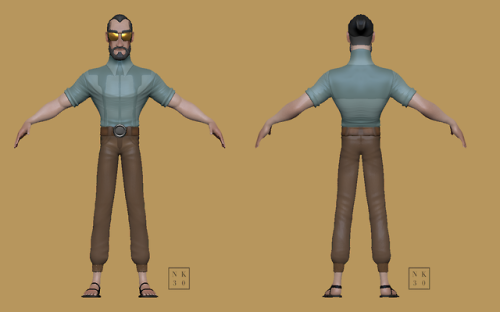 unluckyfortunes: shadowbeneathlondon:Here’s a better look at the fan art model of Justin Pim that I 