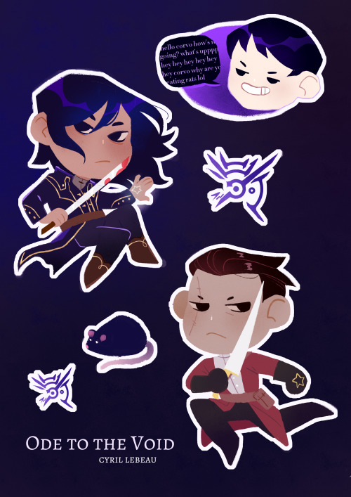 hokage:stickers i made for the @ode-to-the-void zine!! you can download these stickers and the zine 