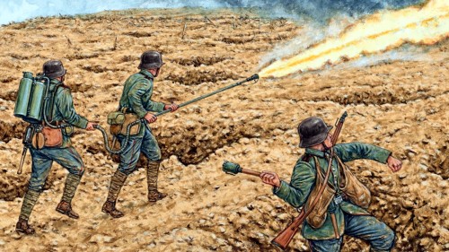 1916 Verdun, Flammenwerfer - Adam Hook