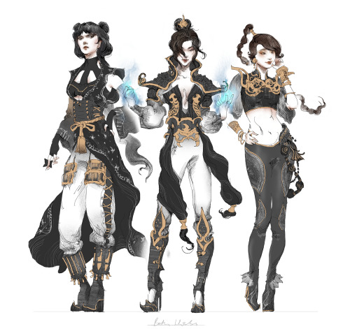 beth&ndash;h: Azula, Mai &amp; Ty Lee redesign (Avatar: The Last Airbender) queersmoot