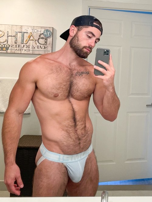 fur+speedo+beard+