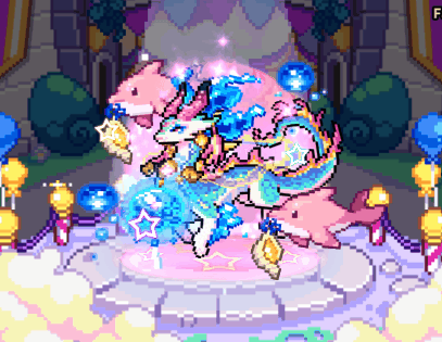 Cute Sea Wish Lotus Flower Dragon