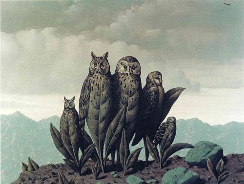 René Magritte The companions of fear,1942 