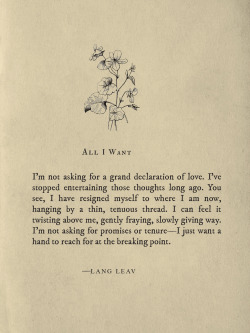 langleav:  New piece, hope you like it! xo