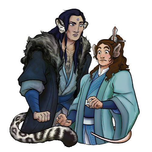 Scum Villain Sticker: Shang Qinghua and Mobei-Jun suddenly cursed with animal ears and tails! SQH is