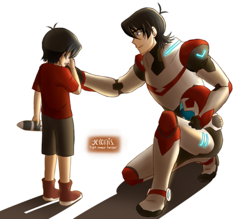 yelonis-art:  Keith Birthday Week - Past/Future Don’t cry. One day you’ll find a fa