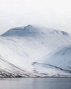 sigvicious:Yeah we’re gonna need go through the mountain! #westfjords #iceland  (at Suðureyri)