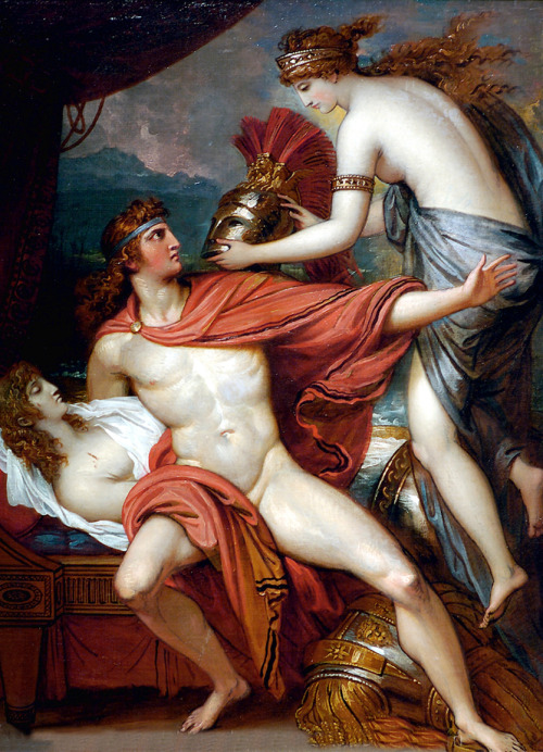 byronofrochdale: vcrfl: Benjamin West: Thetis Bringing Armor to Achilles II, 1806. the facial expres