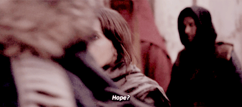 thereigning-lorelai:   Celebrate Rogue One | Jyn Erso | Day Six: Hope  “hope?“ she eyed 