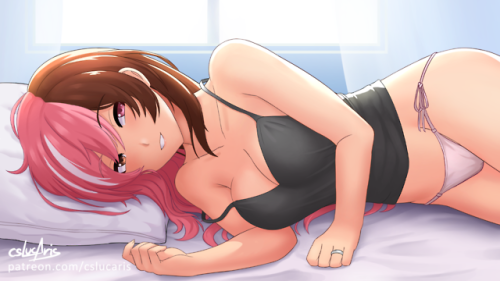  #268 - Good MorningWhat I would give to wake up with a sight like this…I’ll have more versions up on my Patreon soon and the NSFW will be up eventually on my… other tumblr.I can’t put links on my posts anymore or else they’ll be removed