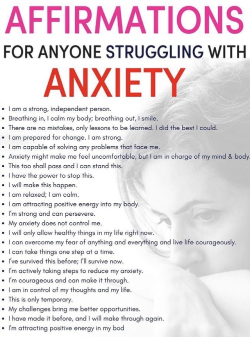 faronmckenzie:Please reblog this to help a follower who is suffering in silence with Anxiety. Namast