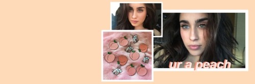 Lauren Jauregui + peach