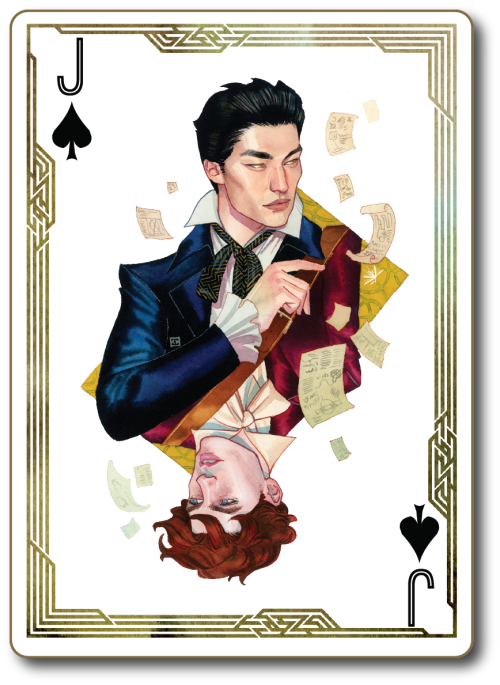 lbardugo: All of the character art from @kevinwada‘s new Six of Crows / Crooked Kingdom p