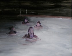 237yrs:    ‘swimming pool party’    120 cm x 145cm oil on canvas 2013 by Rudy Cremonini