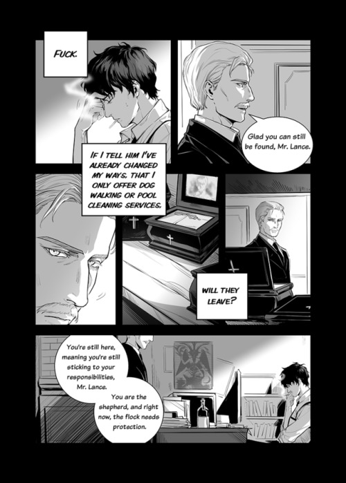 My  original Yaoi Comic 《Sanctify》,  click the link to read more   theyaoiarmy.com/webcomics