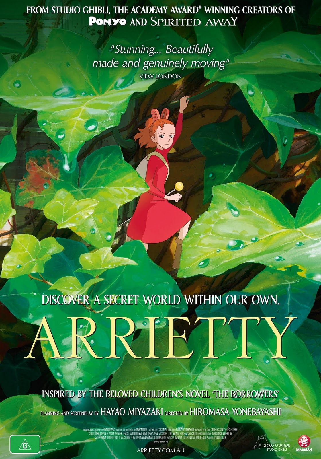 The Borrower Arrietty anime review  beauty is in the detail  Cannes  anime review blog