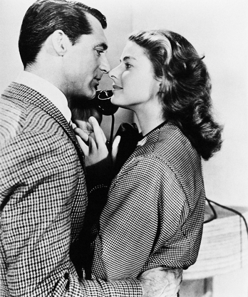 avagardner: Cary Grant and Ingrid Bergman in Alfred Hitchcock’s Notorious, 1946.